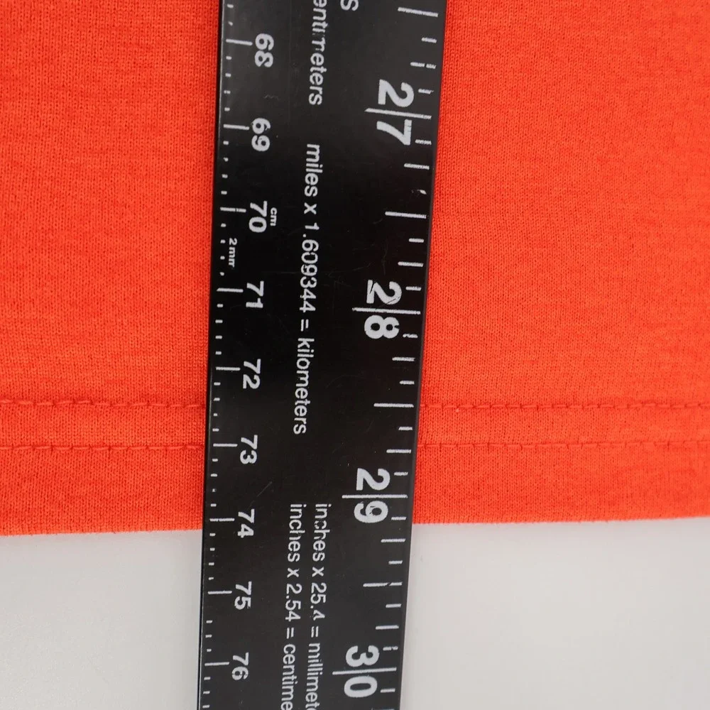 Nike‎ Clemson Basketball T-Shirt Orange Dri-FIT Athletic Cut Mens XXL